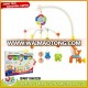 Hot sale musical rotate hanging toy baby mobile bed bells