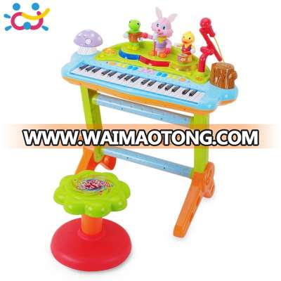 2017 Huile Kid Musical Instrument Keyboard Toys With Light